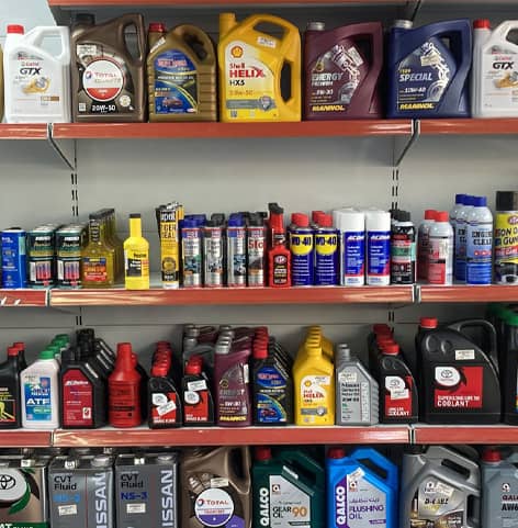 Tyre repair and services at top quality oils and lubricants shop - najma